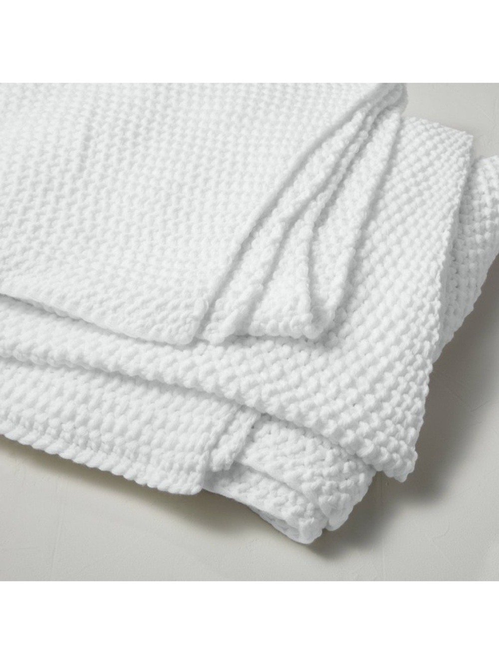 Casaluna King Chunky Knit Throw Blanket - White